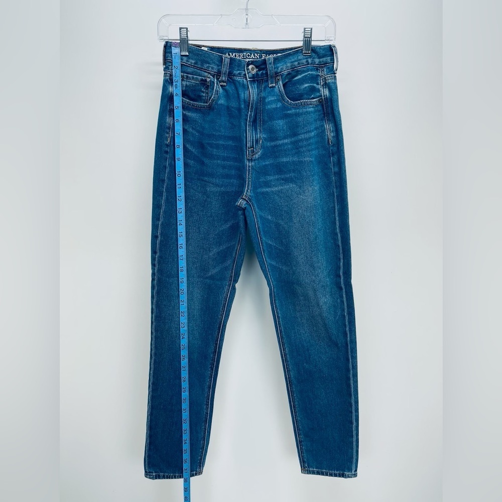 Américan Eagle Outfitters Women’s Jeans Straight Blue Regular Size 2 - Picture 3 of 8